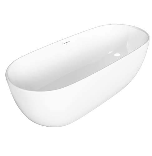 Ванна акриловая Grossman Classic GR-2502 160х80 отдельностоящая овальная